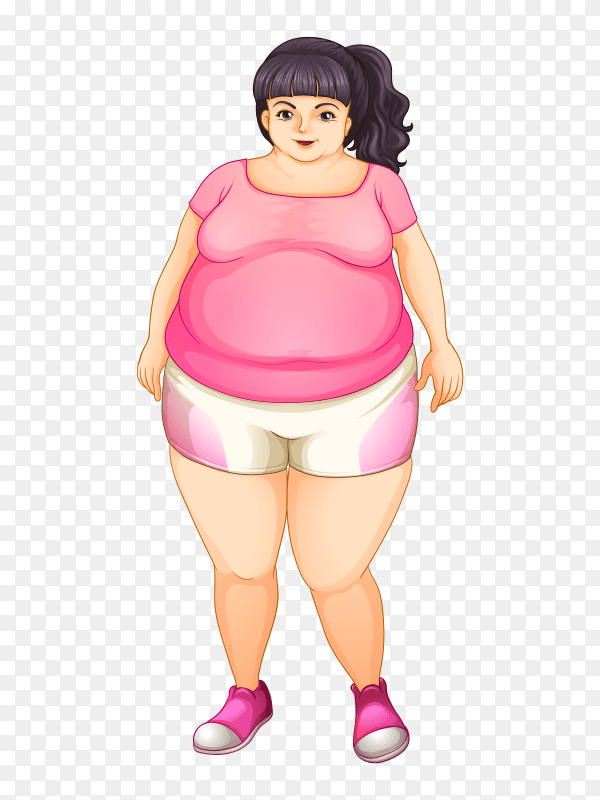 A fat girl Free download PNG