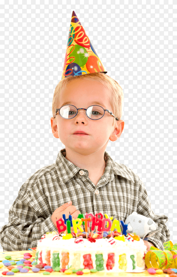 Boy Celebrating Birthday PNG