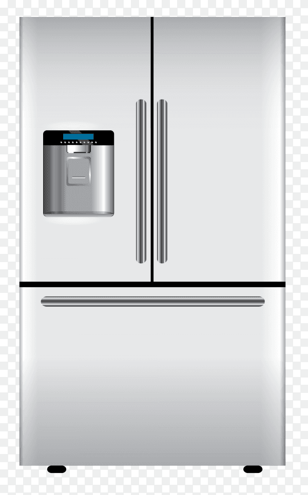 Closed refrigerators - fridge illustration vector PNG