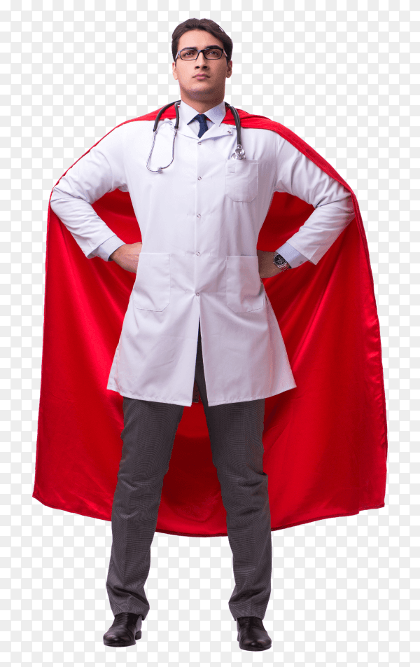 Doctor super hero Premium transparent PNG