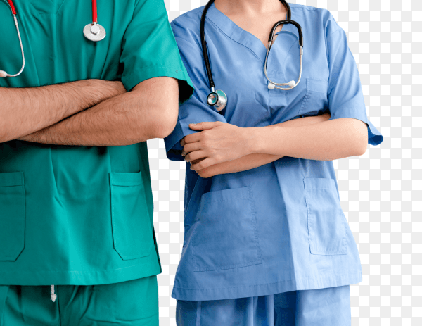 Doctor working in hospital transparent PNG