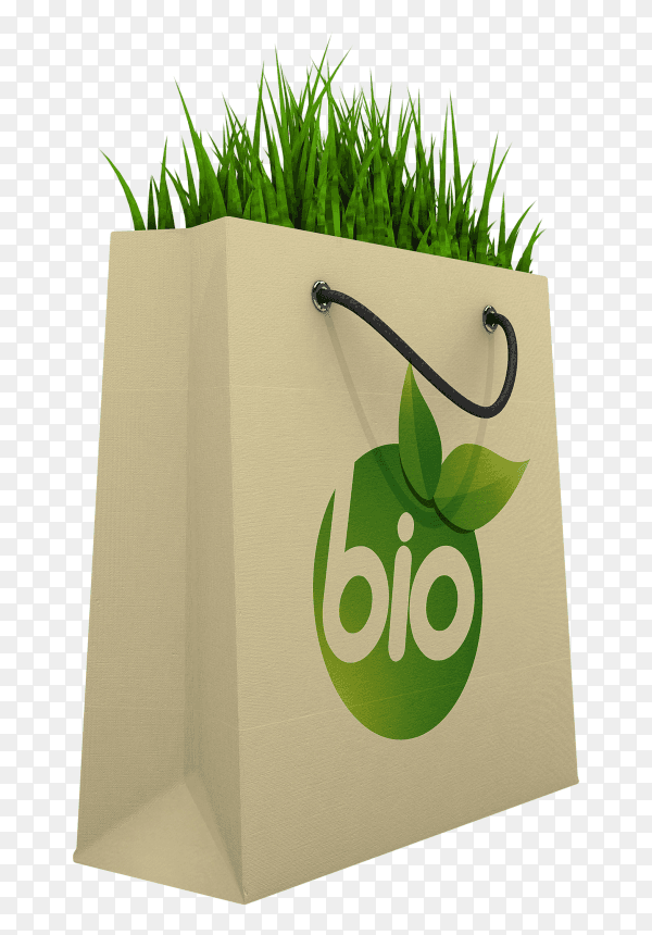 Eco friendly Shopping Bag transparent PNG