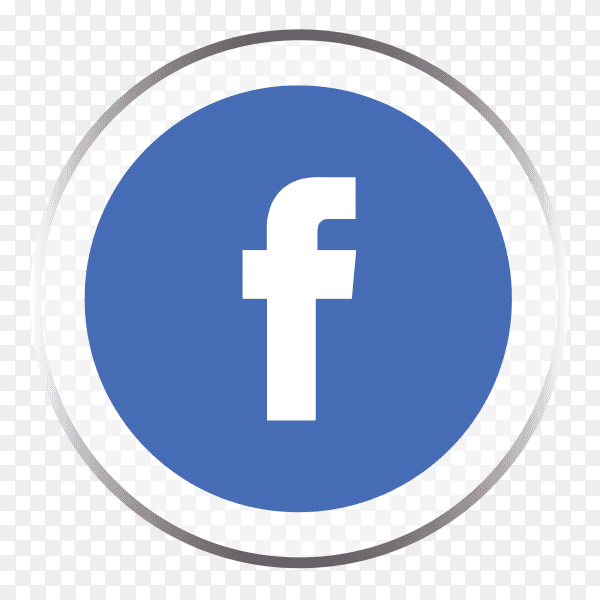 Facebook logo social media platform PNG