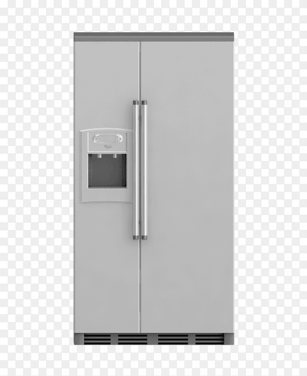 Isometric fridge 3d render PNG