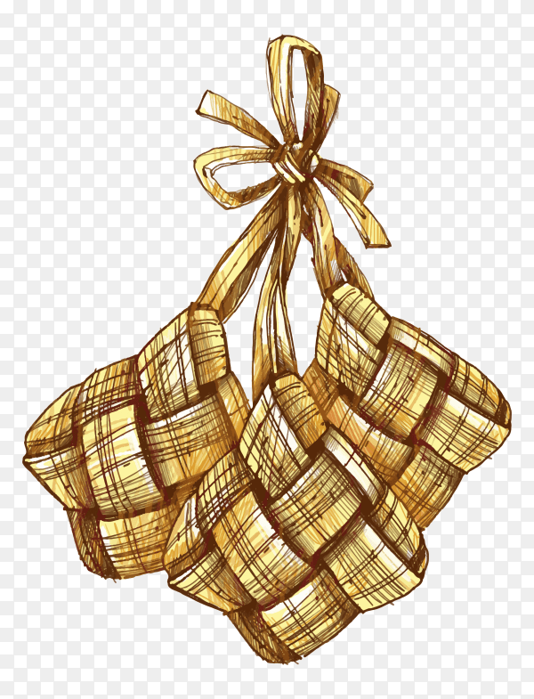 Ketupat clipart transparent PNG