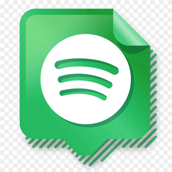 Logo Spotify gradient social media PNG