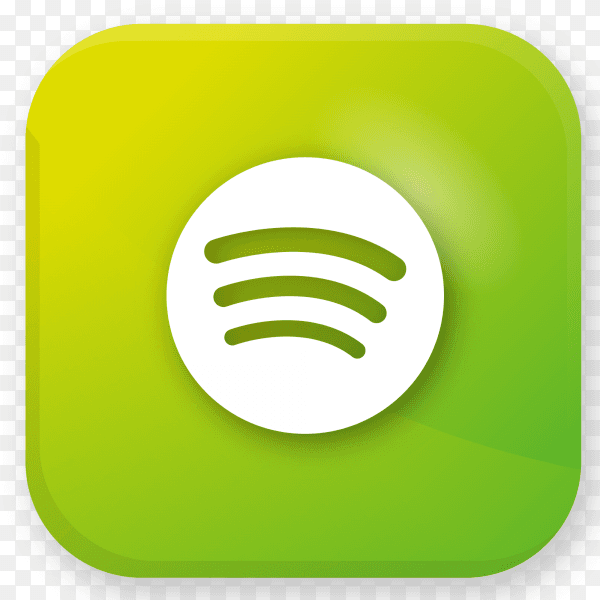 Logo Spotify realistic icon transparent PNG