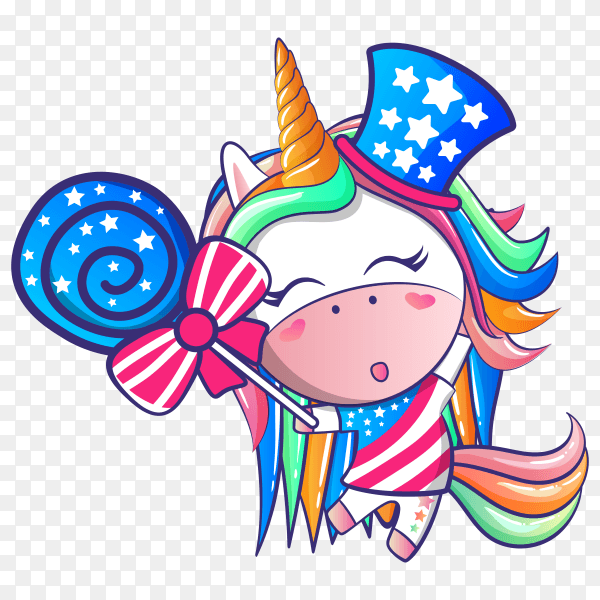 Make unicorn colorful again Vector PNG