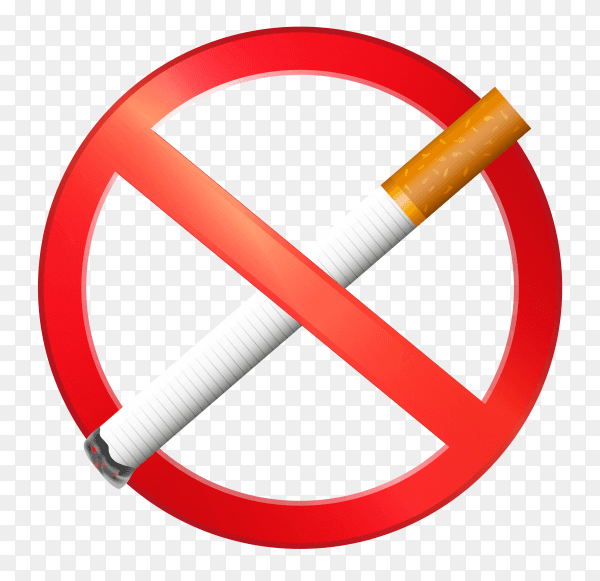 No smoking transparent background PNG