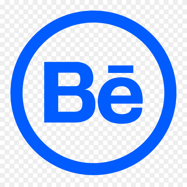 Popular social media Behance logo transparent PNG