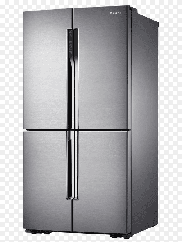 Samsung refrigerator four doors PNG