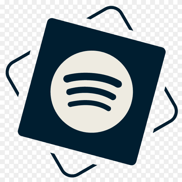 Social media Spotify icon PNG