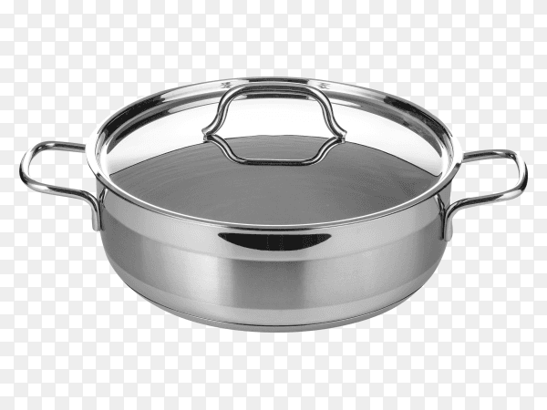 Stainless steel pot kitchen utensils PNG