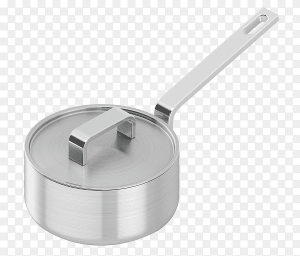 Transparent saucepan with lid PNG