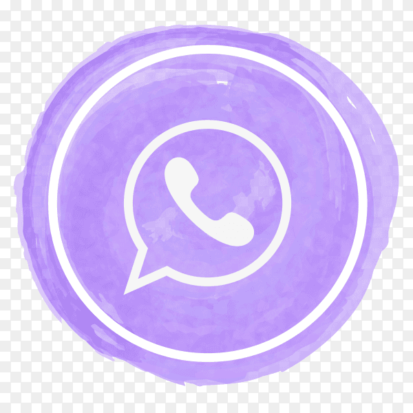 WhatsApp icon watercolor PNG