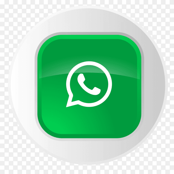 WhatsApp logo button in gray circle PNG