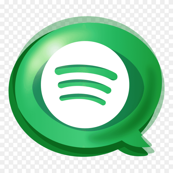 Gradient social media logo Spotify PNG