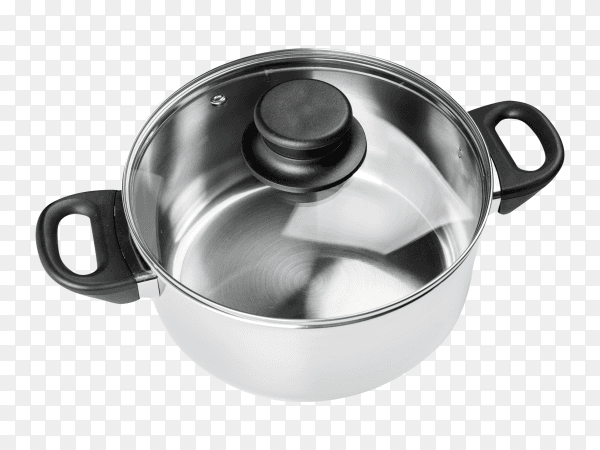kitchen utensils - Steel saucepan PNG