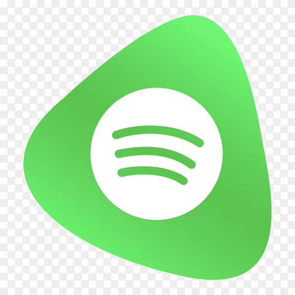 Spotify logo button social media PNG