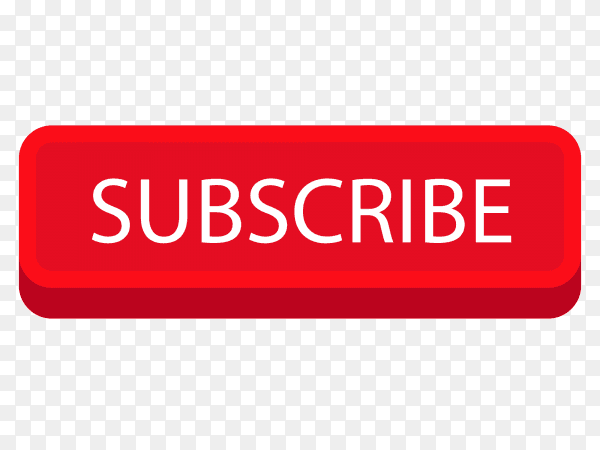 Subscribe 3d button youtube PNG