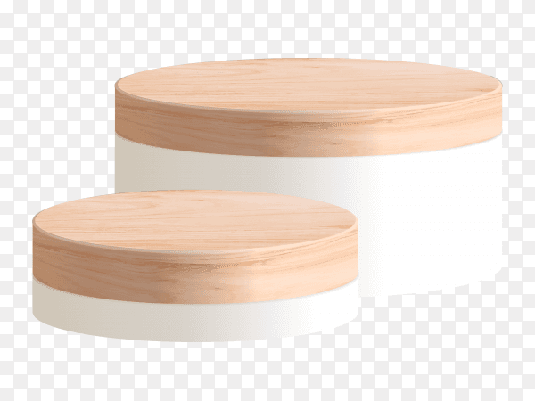 3D Podium - product presentation - stage pedestal transparent PNG