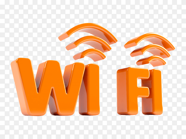 3D icon of wifi premium image PNG