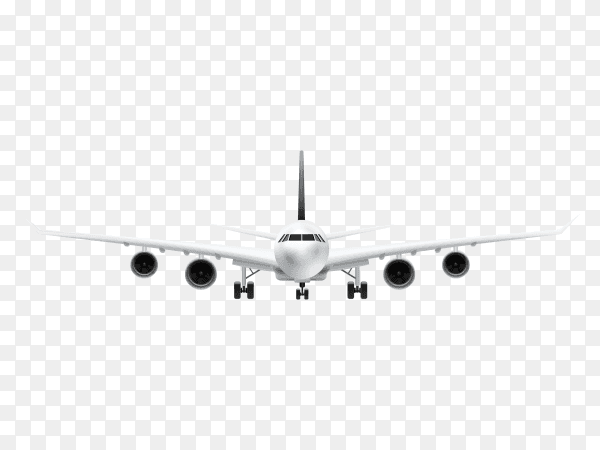 Airplane vector illustration free download PNG