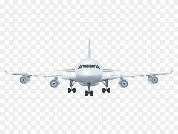 Airplane vector royalty free PNG