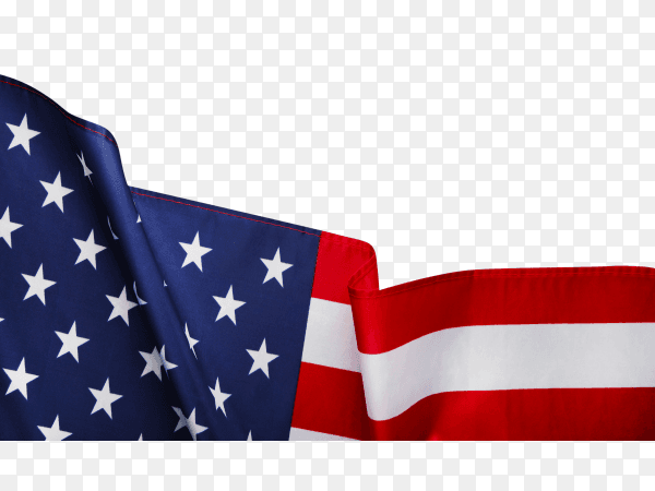 American flag image transparent PNG