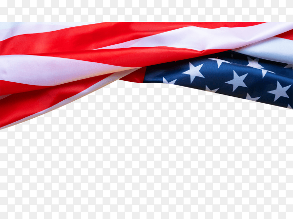 American flag royalty free PNG