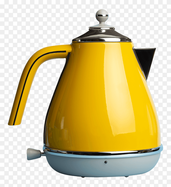 Electric vintage retro kettle image PNG