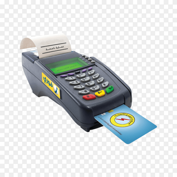 Fawry card terminal transparent PNG