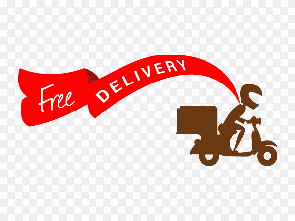 Free delivery vector royalty free PNG