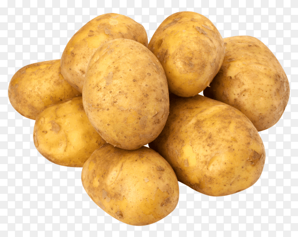 Fresh organic potatoes premium image PNG