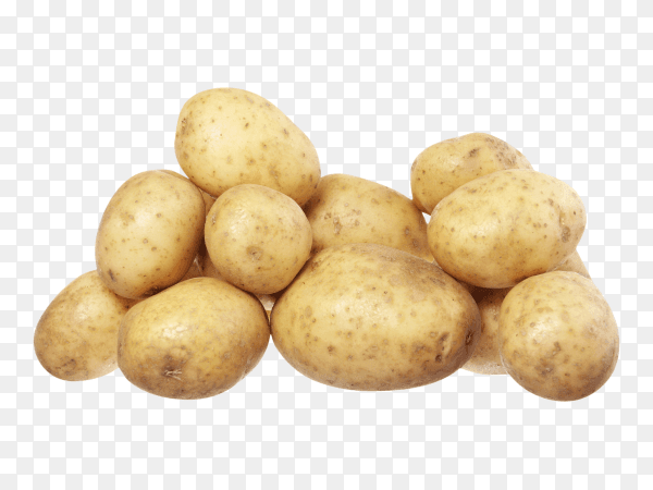 Fresh potatoes premium photo PNG