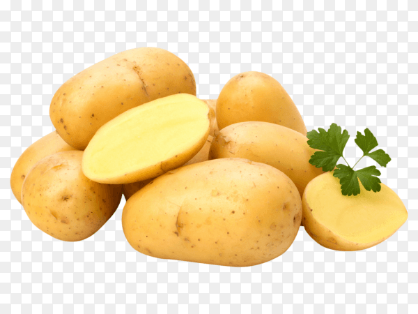 Fresh potatoes royalty free PNG