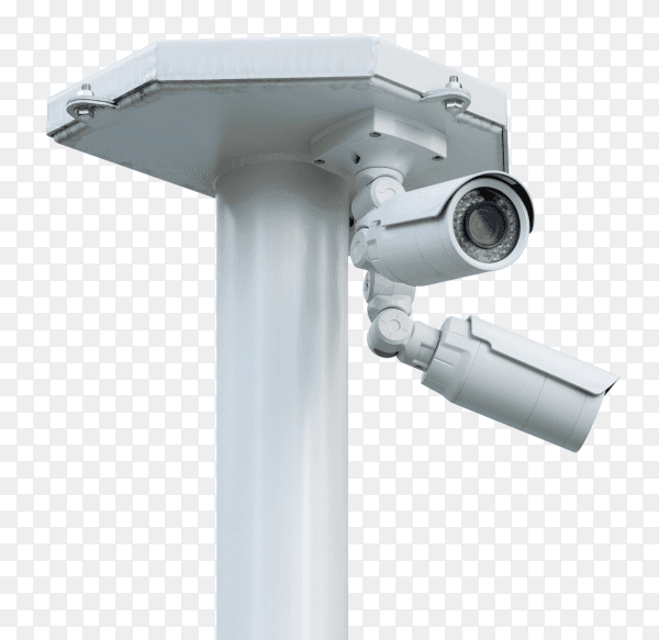 Security camera to monitor public places transparent PNG