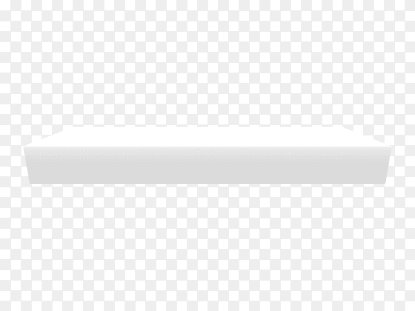 White podium 3d on transparent background PNG