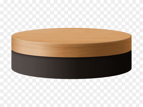 Wood podium stage - pedestal transparent PNG
