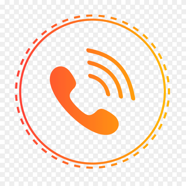 Viber icon in points circle Clipart PNG
