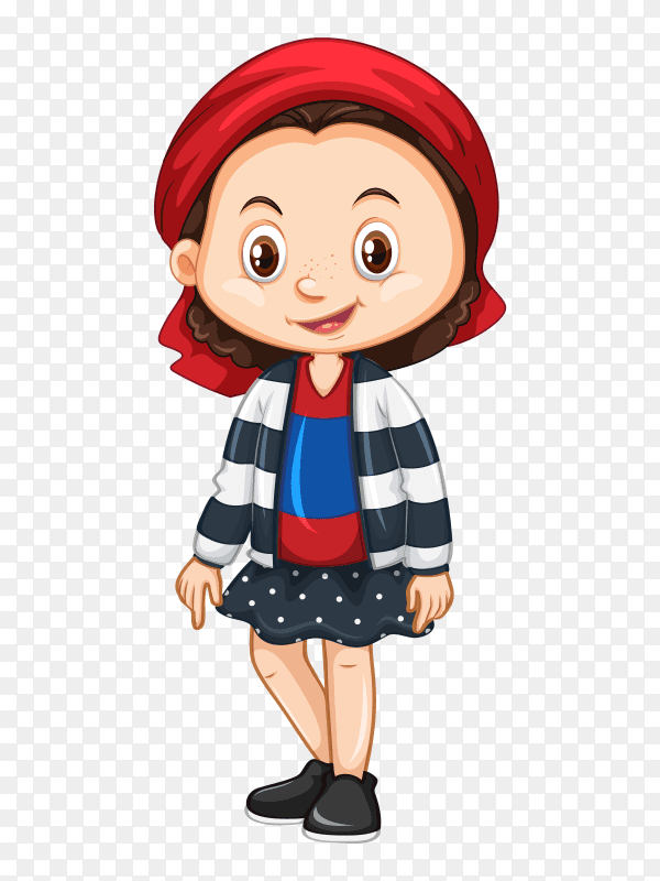 Cute happy smiling child isolated white Clipart PNG