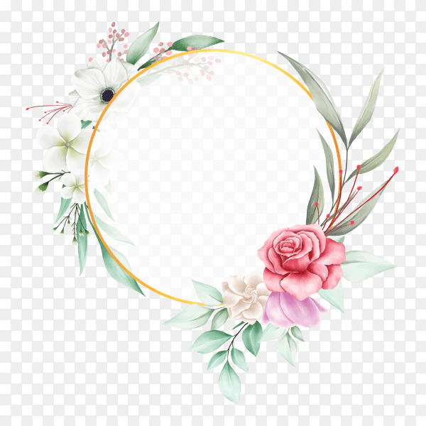 Cute wedding invitation card vector PNG