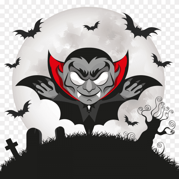 Dracula vampire halloween scary Clipart PNG