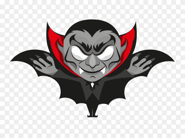 Dracula vampire halloween vector PNG