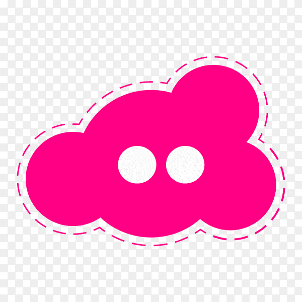 Flickr logo icon social media cloud vector PNG