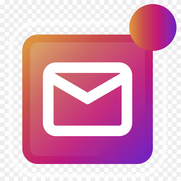 Gmail logo with notifications icon Clipart PNG