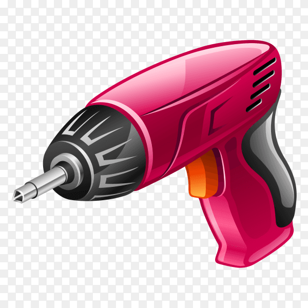 Hand tool Power tool Drill on transparent background PNG