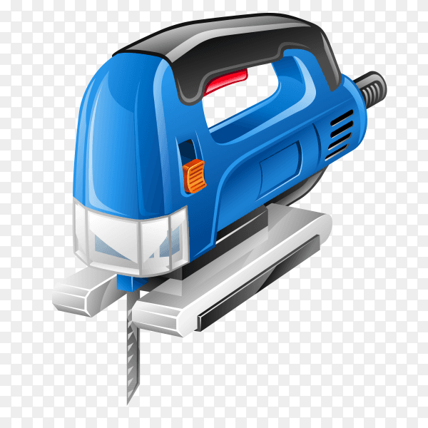 Jigsaw Power Tool on transparent background PNG