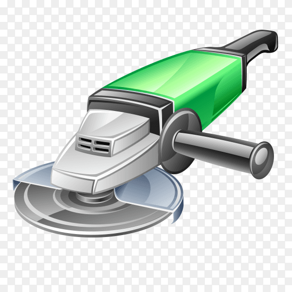 Power tool image cartoon on transparent background PNG