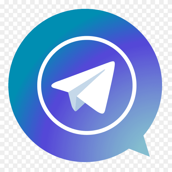 Telegram logo form poi vector PNG